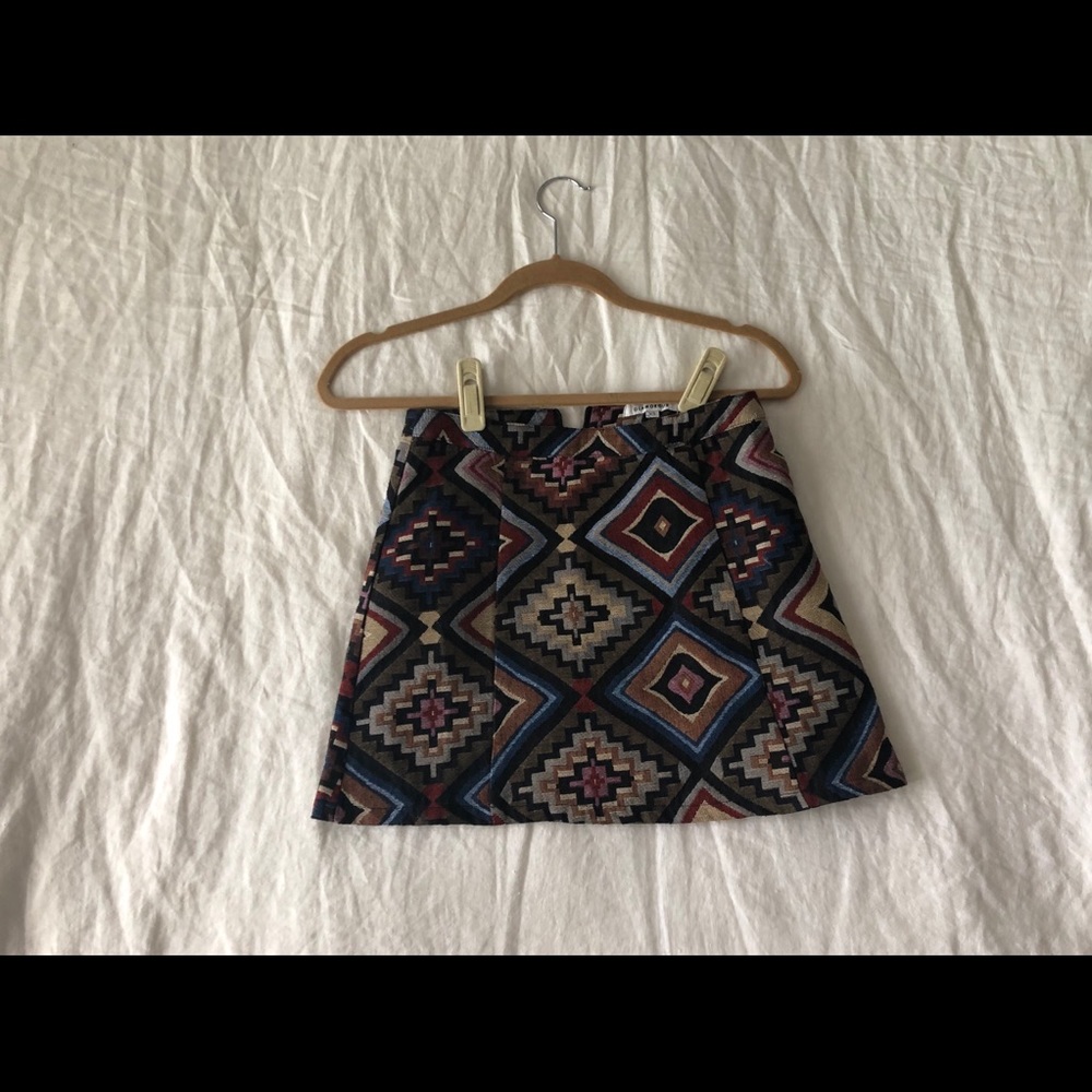 Fall mini skirt
